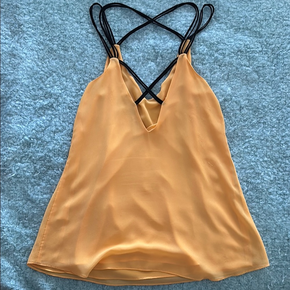 Naked Zebra Apricot Strappy Camisole